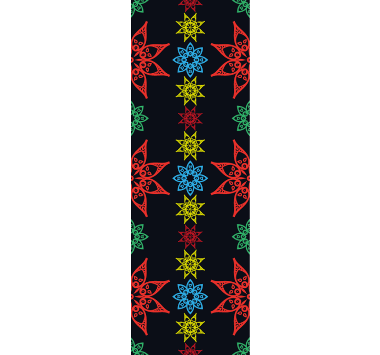 Tapet ornamental ornamentație florală - TenStickers