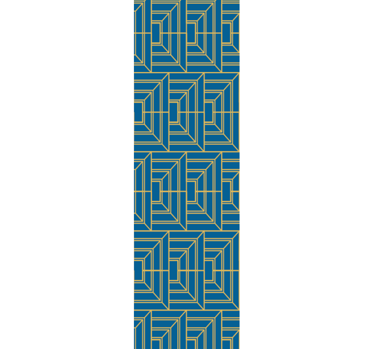 Tapet geometric labirint unghiular - TenStickers