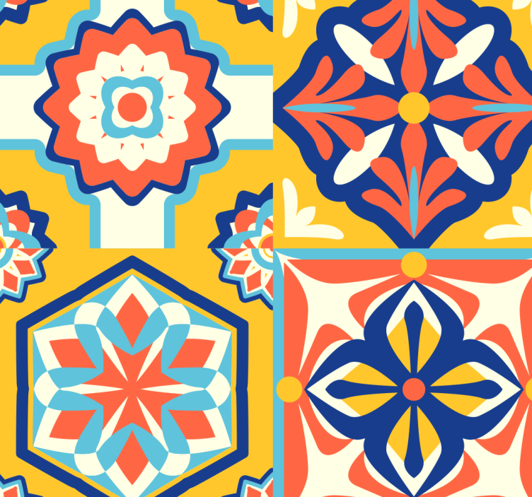 Gama de tapet ornamental varietate - TenStickers