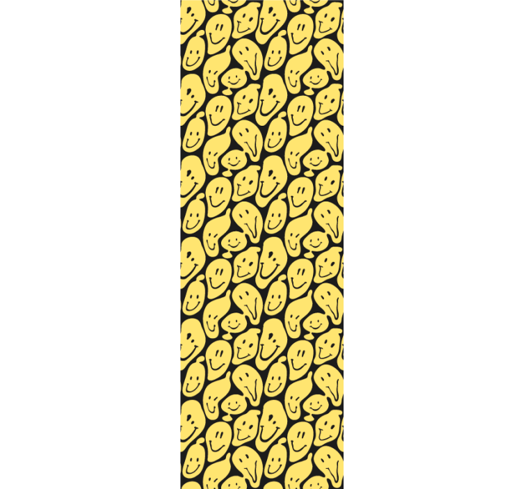 Tapet modern model de fețe zâmbitoare - TenStickers