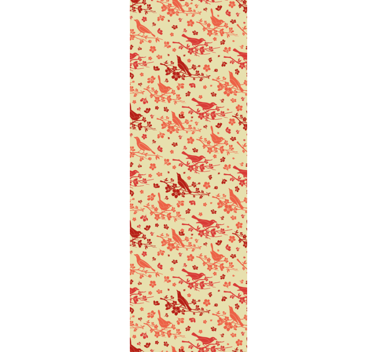 Tapet floral volieră ornamentală - TenStickers