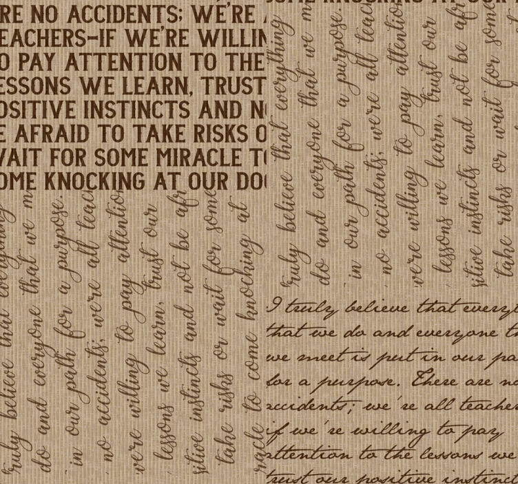 Ceea ce credem tapet de scrisori - TenStickers