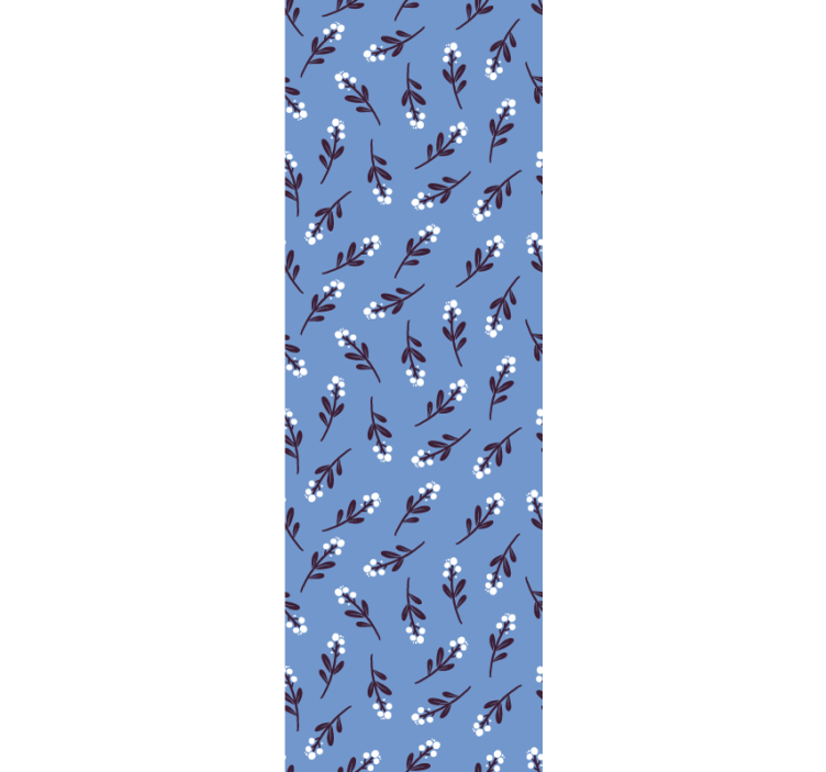 Tapet flori motiv ramuri florale - TenStickers