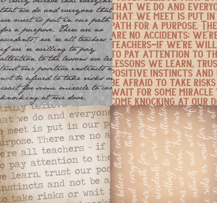 Marla gibbs - cred cu adevărat tapet de scrisori - TenStickers