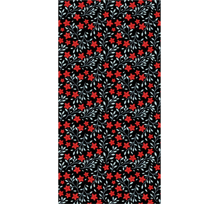 Tapet floral tapiserie florală - TenStickers