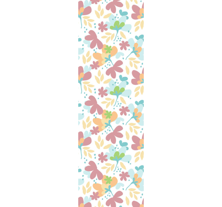 Tapet flori decor cu model floral - TenStickers