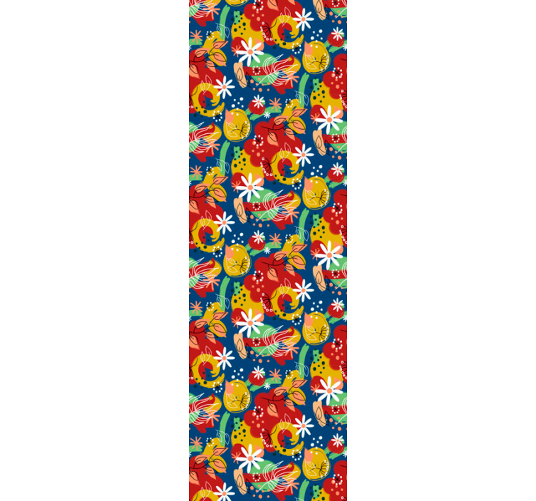 Tapet abstract stropi de fructe - TenStickers