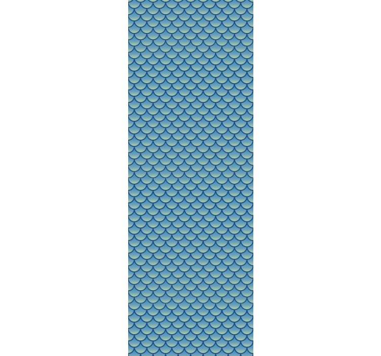 Tapet geometric model solzi de pește - TenStickers