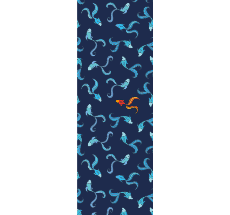 Wallpaper cu peşte modele faunei acvatice - TenStickers