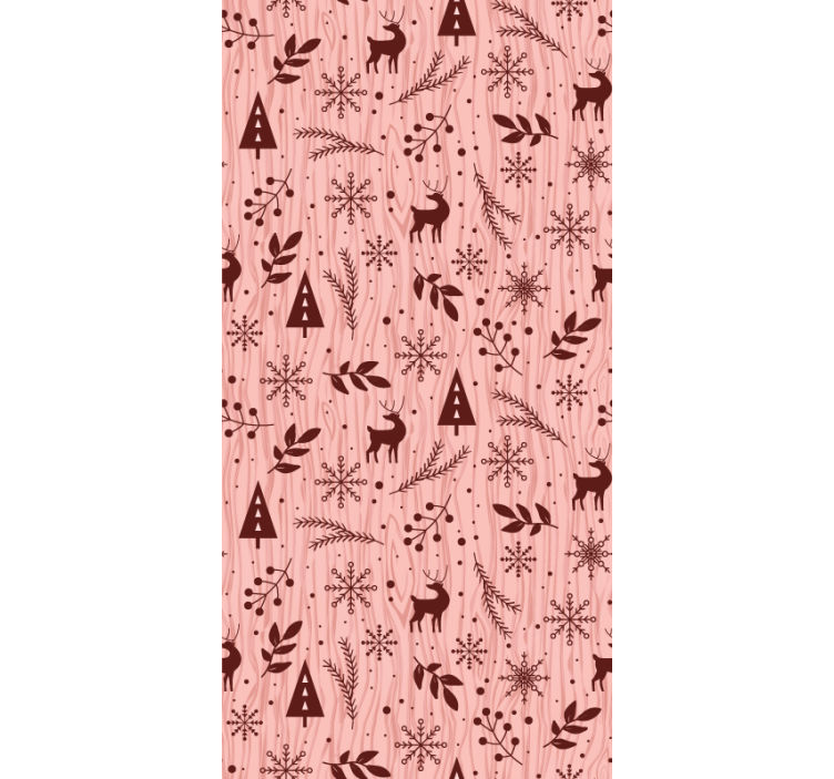 Tapet de animale scena pădurii de reni - TenStickers