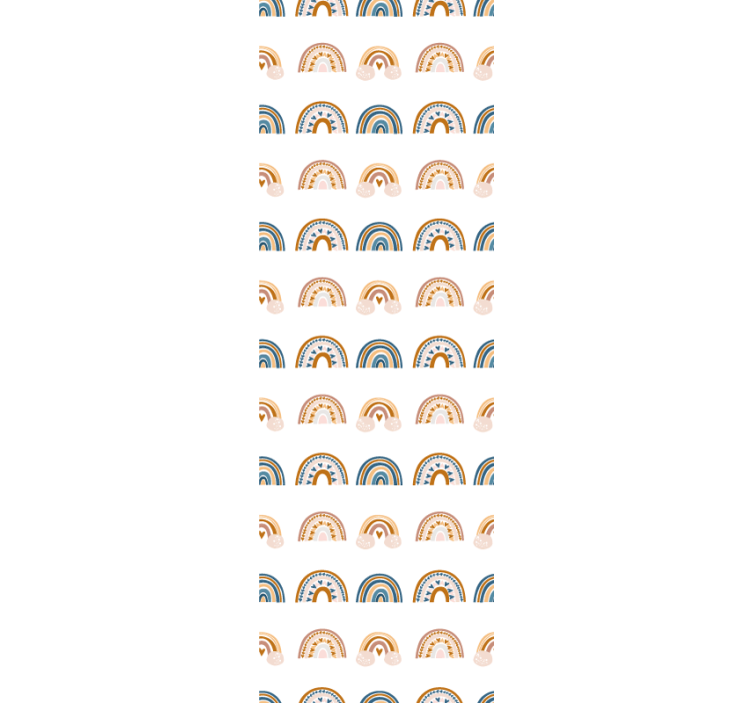 Tapet de pepinieră model de arcuri curcubeu - TenStickers