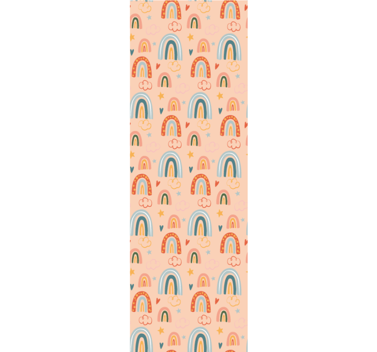 Tapet tineret peisaj de vis curcubeu - TenStickers