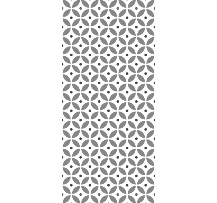 Tapet geometric model geometric de petale - TenStickers