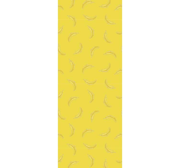 tapet bucătărie design cu motiv de banană - TenStickers
