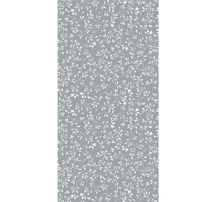 Tapet de frunze silueta cu frunze - TenStickers