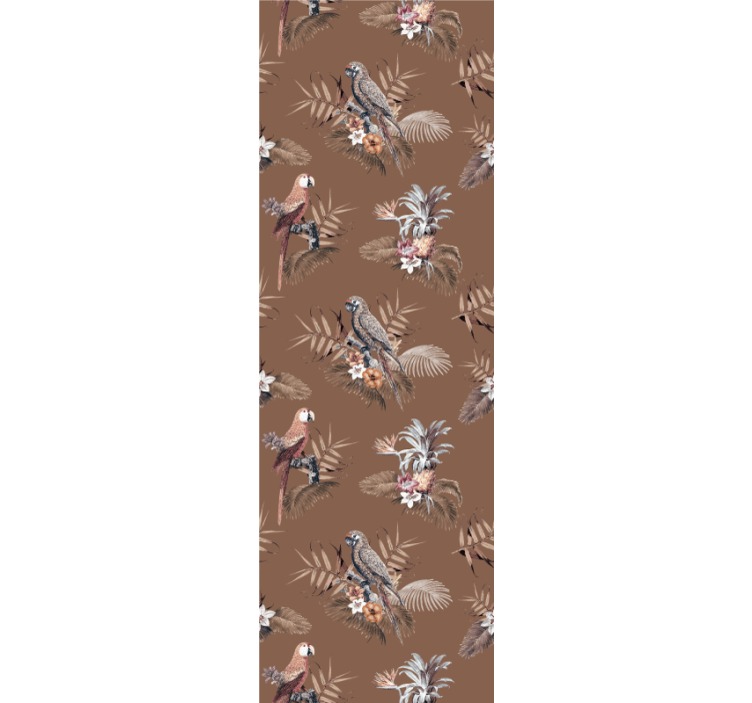 Tapet păsări motiv de păsări tropicale - TenStickers