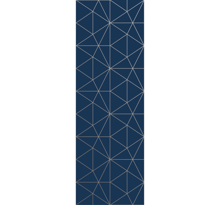 Tapet geometric motiv de linie geometrică - TenStickers