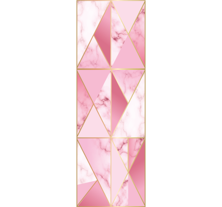 Tapet geometric model geometric de marmură - TenStickers