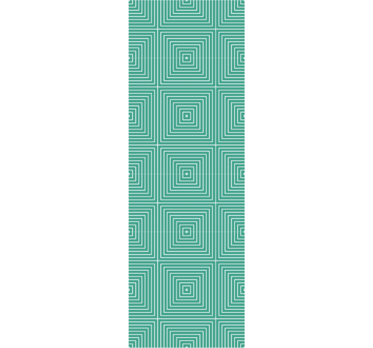 Tapet geometric model în spirală pătrată - TenStickers