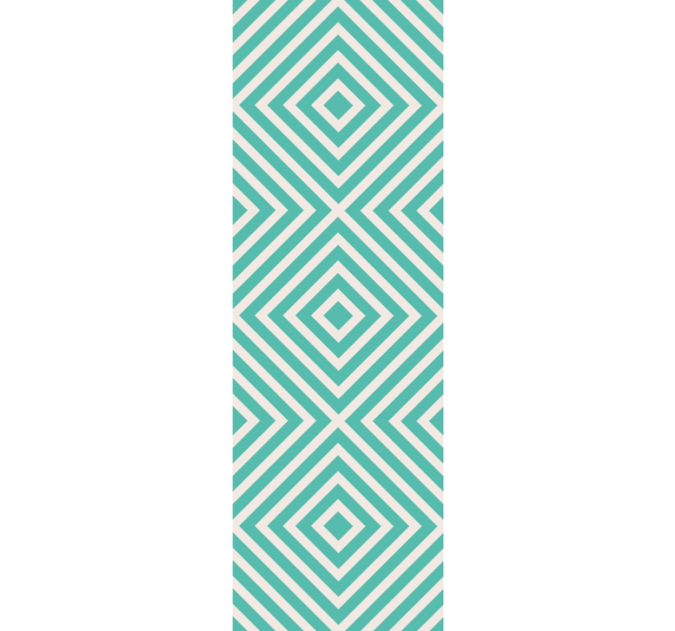 Tapet geometric model de diamant orbitor - TenStickers