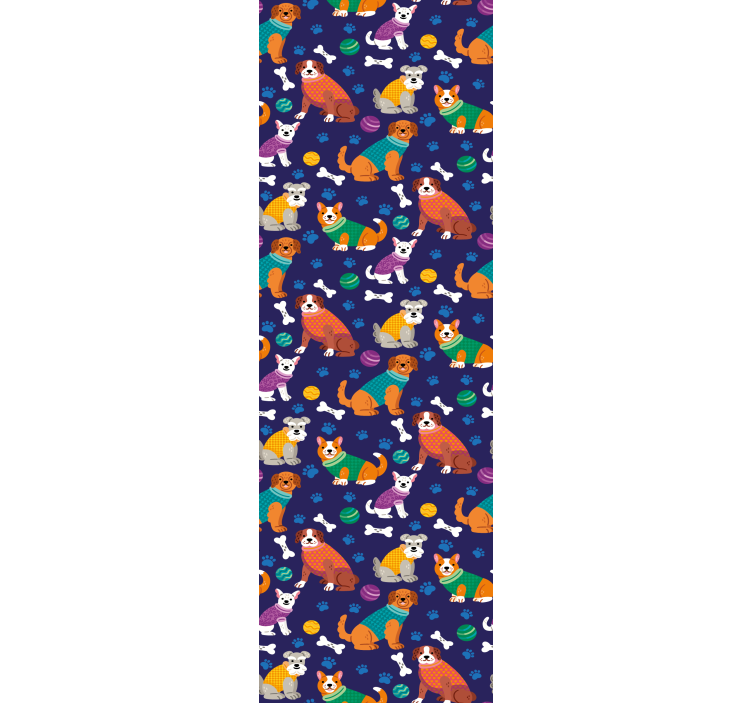 Animale tapet modele jucăușe de animale de companie - TenStickers