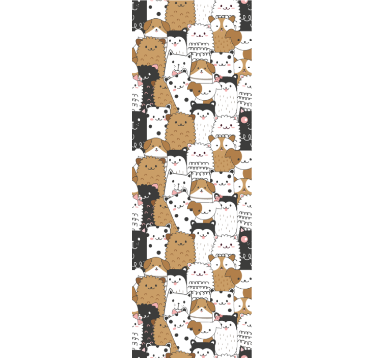 Tapet pisici motivul pisicii jucăușe - TenStickers