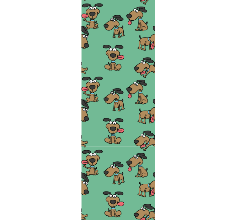 Câine tapet distracție de desene animate canin - TenStickers