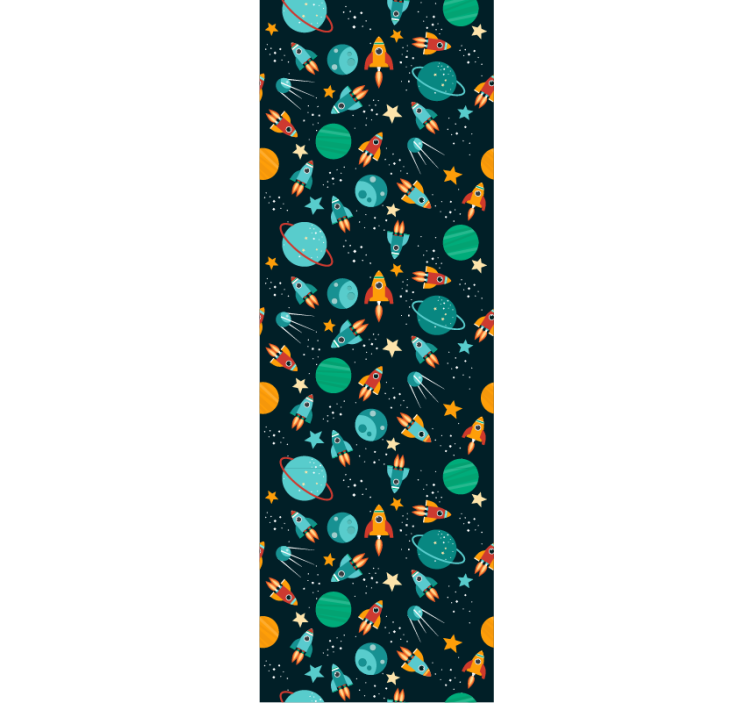 Tapet stele scena de explorare a spațiului - TenStickers