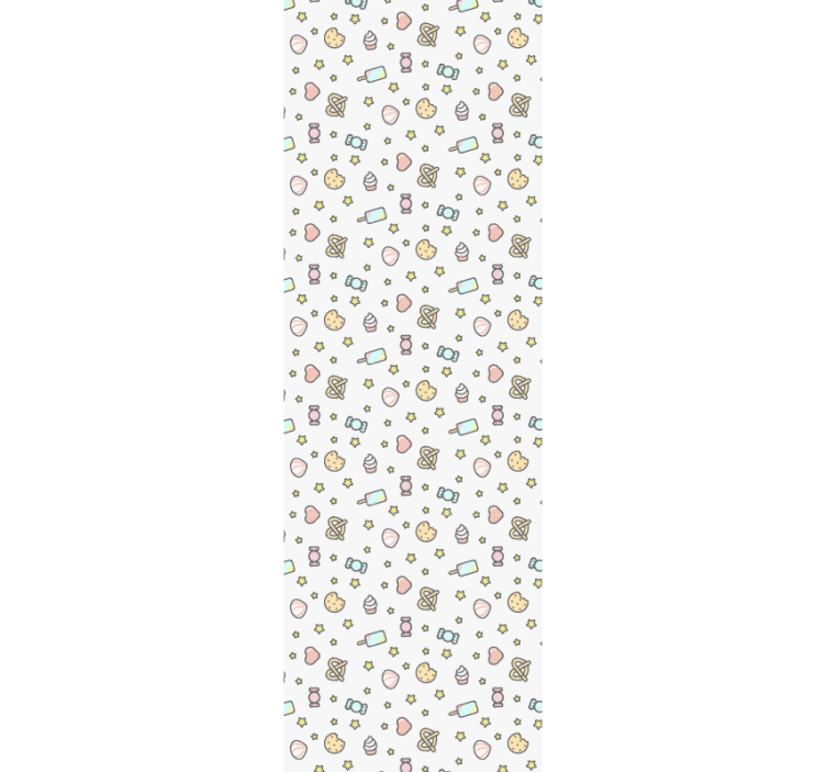 Tapet de pepinieră model inspirat de dulciuri - TenStickers