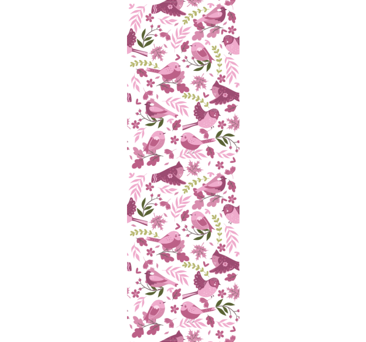 Tapet păsări ilustrație de pasăre - TenStickers