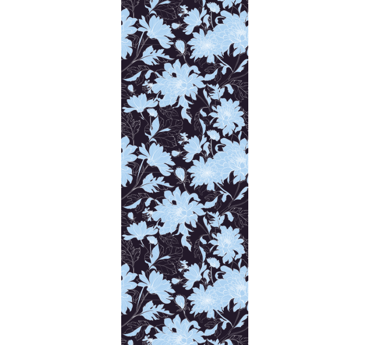 Tapet flori model de accent floral - TenStickers