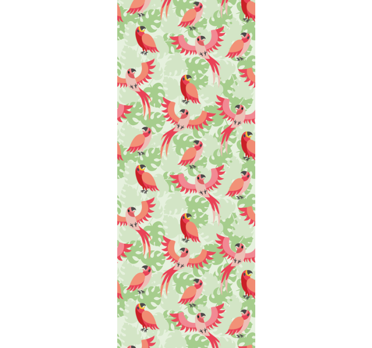 Tapet păsări model de papagal - TenStickers