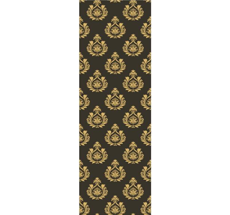 Tapet baroc motiv de frunziș ornamentat - TenStickers