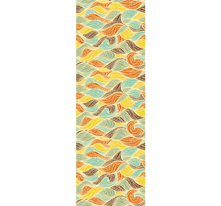 Tapet abstract motive învolburate - TenStickers