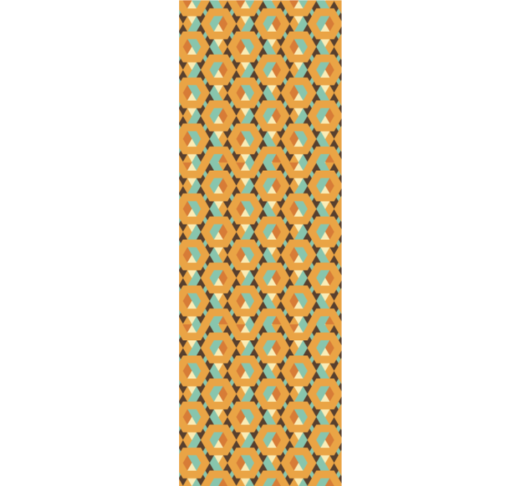 Forme geometrice calme tapet vintage - TenStickers