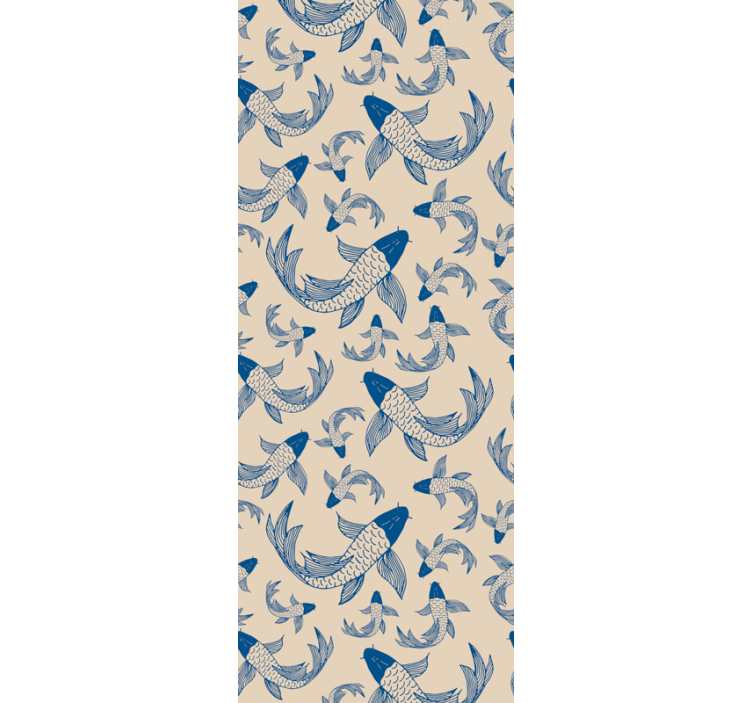 Tapet de animale model de pește koi - TenStickers