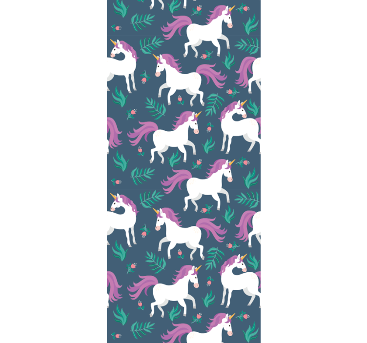 Tapet cai unicorni magici - TenStickers