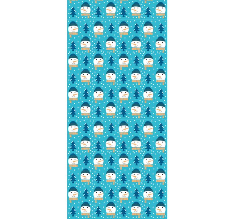 Tapet nordic peisaj de zăpadă nordic - TenStickers