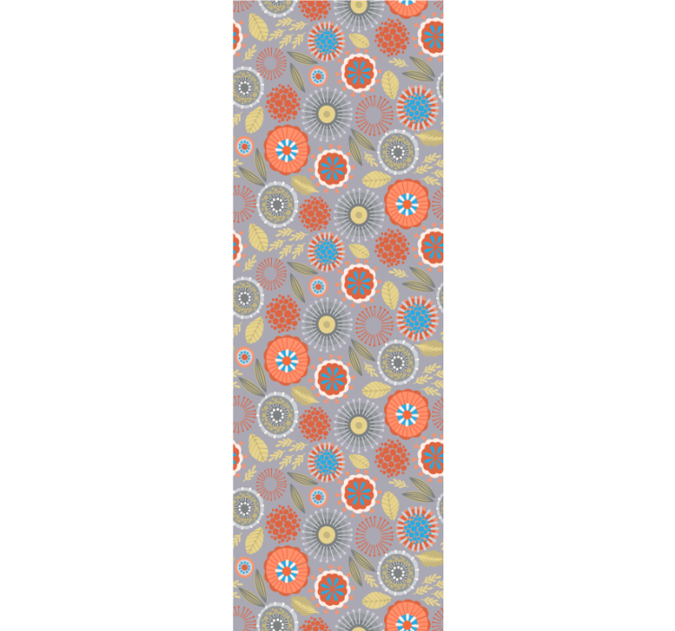 Tapet flori izbucnire florală - TenStickers