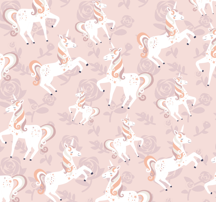 Fluture tapet model de unicorn - TenStickers