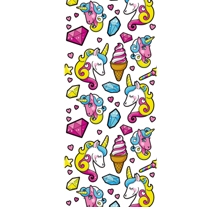 Tapet copii motiv de fantezie unicorn - TenStickers