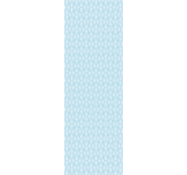 Tapet geometric model de valuri - TenStickers