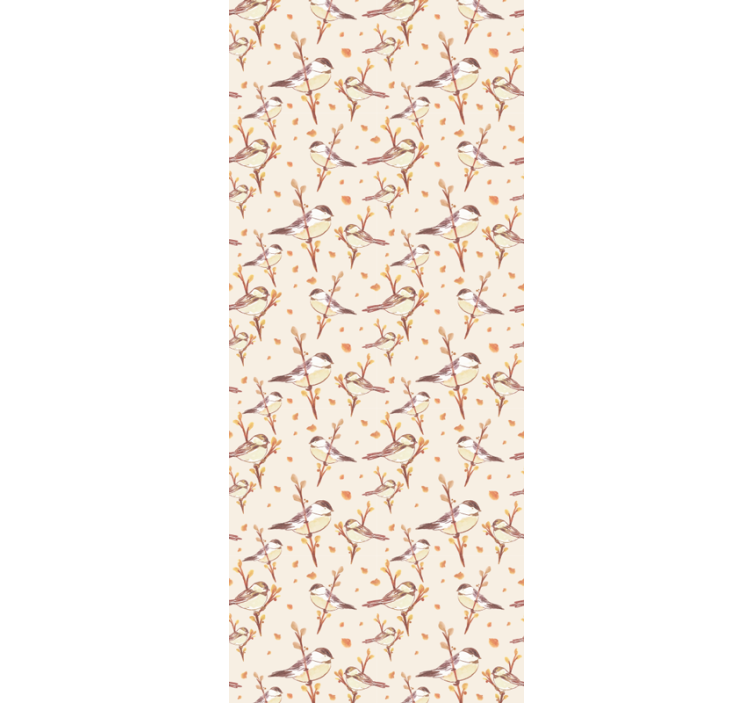 Tapet flori motiv de grație florală - TenStickers