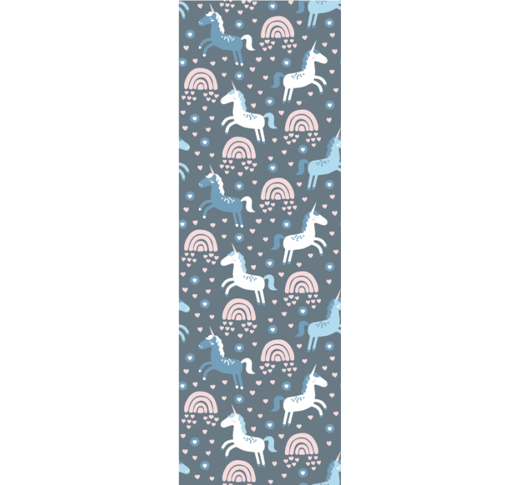 Tapet de animale motiv curcubee girafe - TenStickers