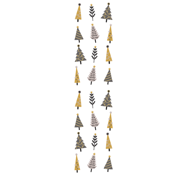 Crăciun tapet model de arbore de vacanță - TenStickers