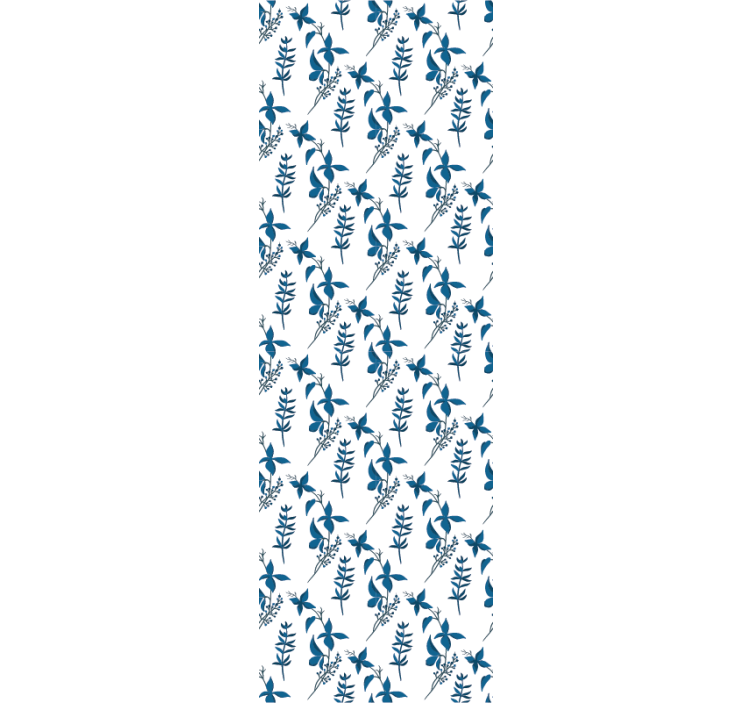 Tapet flori compoziție botanică blândă - TenStickers