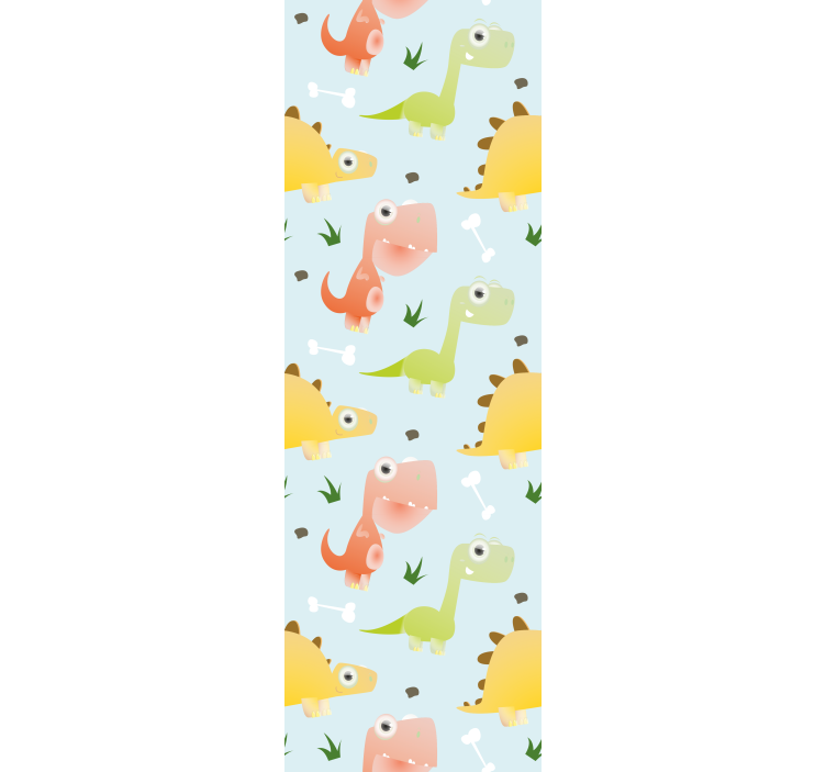 Tapet dinozauri modele jucăușe de dinozauri - TenStickers