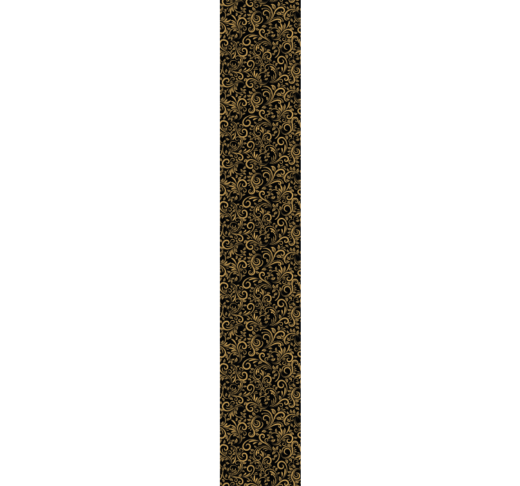 Tapet ornamental suluri elegante de frunze - TenStickers