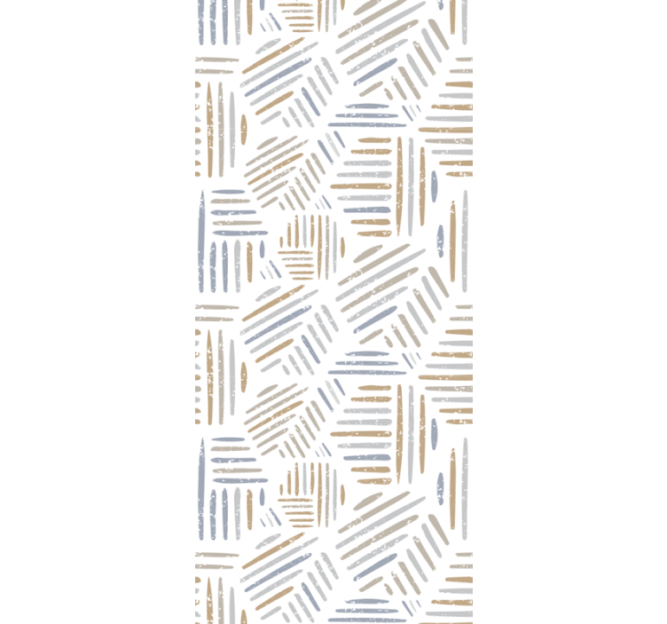 Tapet geometric model liniar abstract - TenStickers