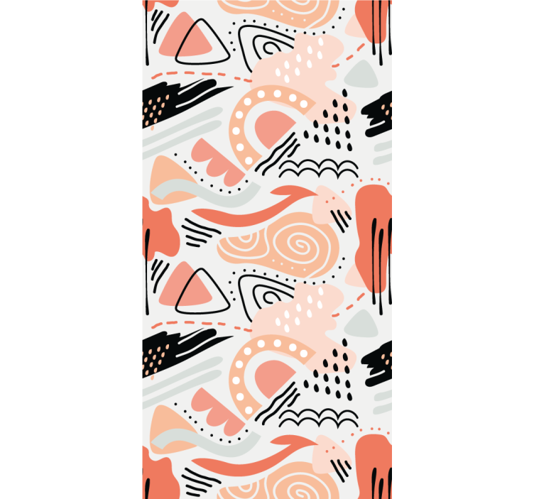 Tapet abstract forme abstracte - TenStickers